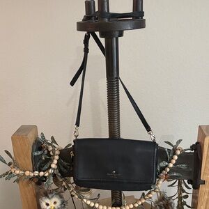 Kate Spade Black Leather Crossbody Bag